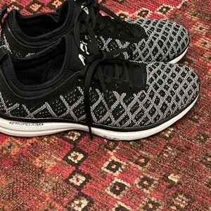 APL Black and White Knit Sneakers